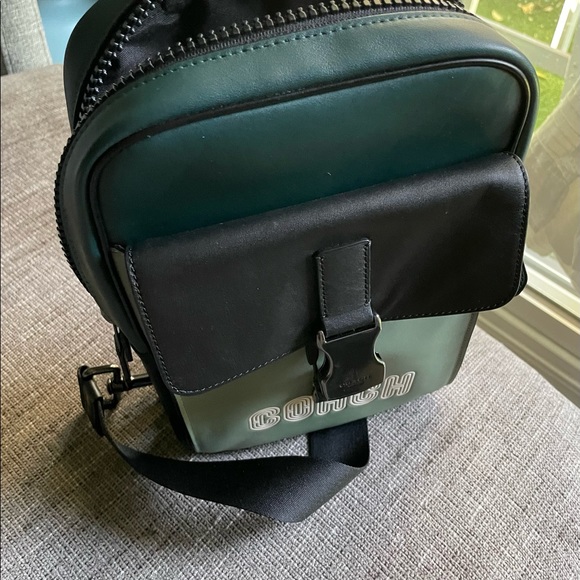 Men’s Track Pack in Colorblock w/Coach Patch Calf Leather - Picture 3 of 12